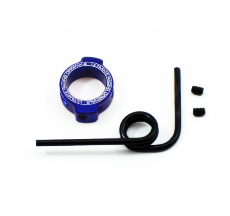 ULTIMATE MUFFLER SUPPORT ALU. RING (BLUE)