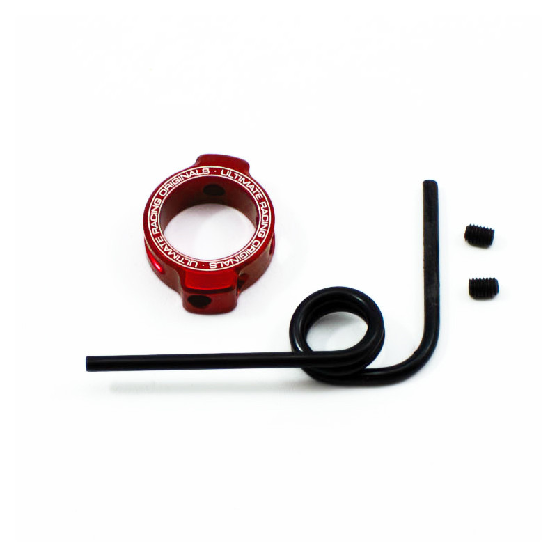 ULTIMATE MUFFLER SUPPORT ALU. RING (RED)