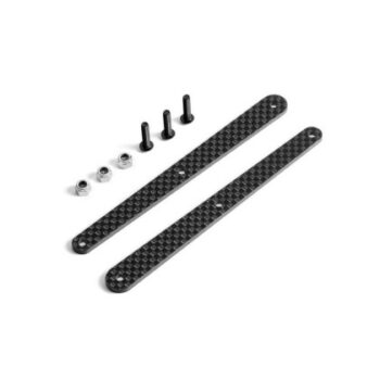 GRAPHITE INSERT FOR MEDIUM REAR COMPOSITE BRACE - SET - 353280 - XRAY