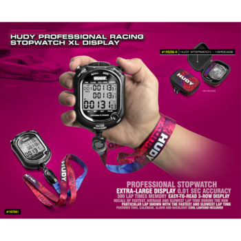HUDY PROFFESIONAL RACING STOPWATCH XL DISPLAY - HUDY - 107861