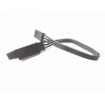 Servo wire extend Futaba Male Futaba Female Black