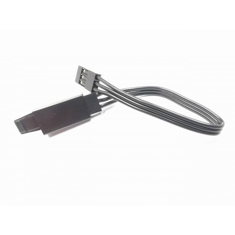 Servo wire extend Futaba Male Futaba Female Black