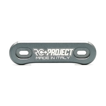 RC-Project One Piece Wing Button in Ergal 7075 T6 Grey