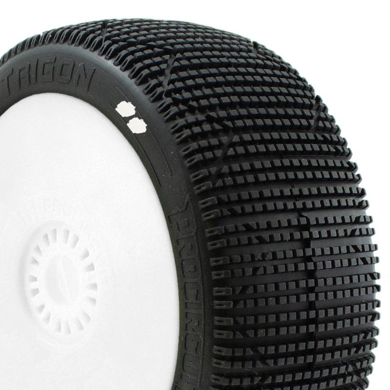 TRIGON v3 BUGGY S1 (SUPER SOFT) PRE-MOUNTED WHITE (2pcs.)