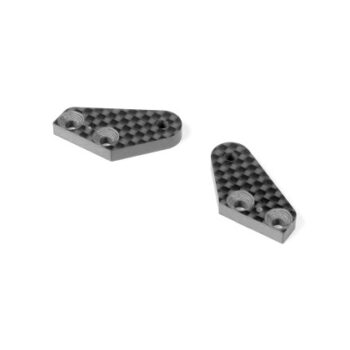 XB8 CARBON STEERING PLATE - 1 DOT (1+1) - XRAY - 352366