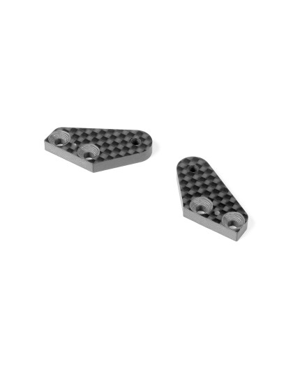XB8 CARBON STEERING PLATE - 1 DOT (1+1) - XRAY - 352366
