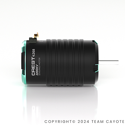 CAYOTE Racing 1/8 CREST 4268 1900KV Brushless Motor - Image 3