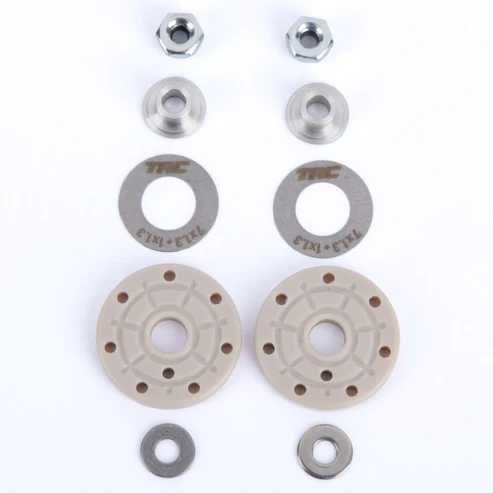 Valve shock pistons 7x1.3 + 1x1.3 Flat (OD 15.90mm/ID 2.6mm/H. 2.5mm) - QTY 2 - Image 2