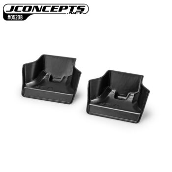 Front wing black, injection molded, XRAY XB8/XB8e