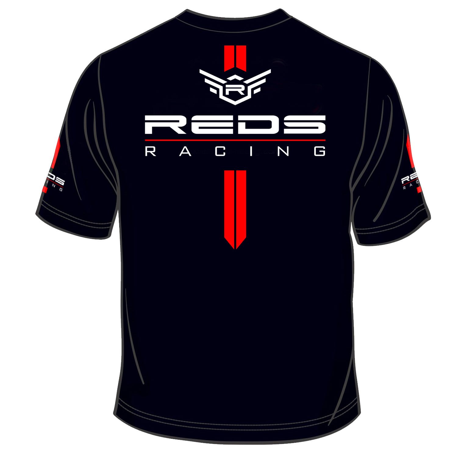 T-SHIRT REDS "7th COLLECTION" BLACK/RED L - Image 2