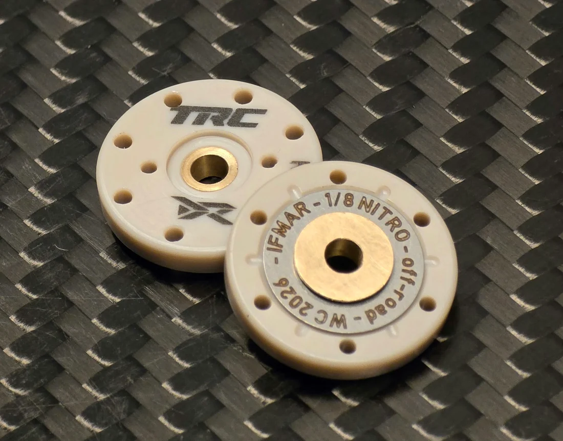 TRC x DR – Nitro Worlds 2026 Limited Edition - Valve shock pistons - QTY 4 - Image 2