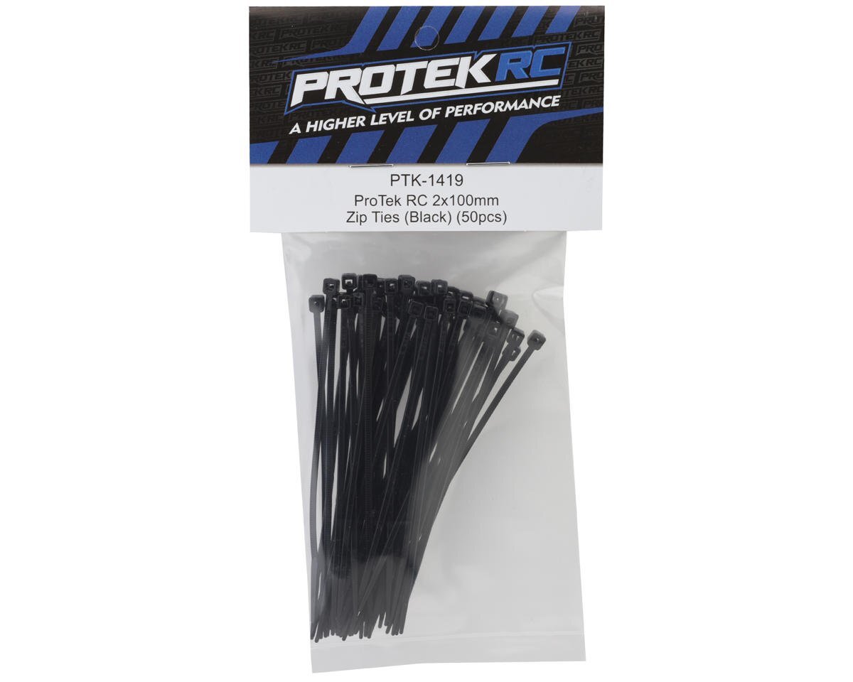 ProTek RC Cable Ties 2x100mm Black
